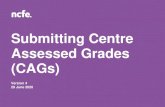 Submitting Centre Assessed Grades (CAGs) - ncfe.org.uk · Page 4 of 21 The Portal The Portal is a secure website which will now allow you to submit Centre Assessed Grades (CAGs) for