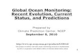 Global Ocean Monitoring: Recent Evolution, Current …...NINO3.4 (Kessler 2002). -Increase (decrease) of WWV indicates recharge (discharge) of the equatorial oceanic heat content.-Nino3.4