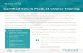 Certified Scrum Product Owner Training - SolutionsIQ...Our Certified Product Owner Training course introduces all the principles, techniques, and fundamental knowledge that you and