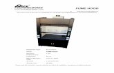 FUME HOOD - Metallography · FUME HOOD 1.0 Product Description 1.1 General Description The FUME HOOD is a ducted working cabinet for laboratory use designed to safely remove harmful