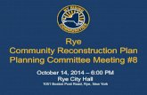 Rye Community Reconstruction Plan Planning Committee Meeting … · including solar energy at community and municipal facilities, solar powered streetlights along critical roadways,