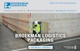 HOW CAN I HELP YOU? BROEKMAN LOGISTICS€¦ · Broekman Logistics Packaging Broekman serves a wide variety of clients, making our portfolio diverse and challenging. We know that every