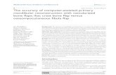 The accuracy of computer-assisted primary mandibular ... · Keywords: computer-assisted surgery, virtual planning, vascularized bone flaps, surgical guide, primary mandibular reconstruction