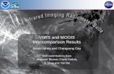 VIIRS and MODIS Intercomparison Results€¦ · • Bias estimation is extended from nadir (shown in previous slides) to scan edges over ocean. • Implemented for SNO-x events over