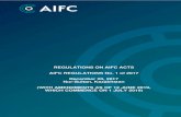 REGULATIONS ON AIFC ACTS AIFC REGULATIONS …...2019/06/12  · Nur-Sultan, Kazakhstan (WITH AMENDMENTS AS OF 12 JUNE 2019, WHICH COMMENCE ON 1 JULY 2019) -AIFC REGULATIONS ON AIFC