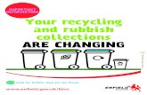 IMPORTANT INFORMATION Your recycling and rubbish ... · bin collection service will receive a 23 litre brown outdoor lockable caddy and a small silver 5 litre indoor kitchen caddy