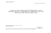 Use of the Hazard Prediction and Assessment Capability (HPAC) … · 2020-01-17 · WSRC-TR-2004-00439 September 2004 WSRC-TR-2004-00439 Use of the Hazard Prediction and Assessment