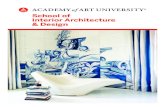 School of Interior Architecture & Design Program …...OUR MISSION The School of Interior Architecture & Design is a serious professional program for the serious professional designer.