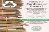 Recycle Cardboard Boxes! - Gables Insider ... Recycle Cardboard Boxes! Flatten all cardboard boxes and