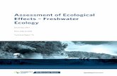 Assessment of Ecological Effects – Freshwater …Assessment of Ecological Effects – Freshwater Ecology | Technical Report 7b Page 2 rather than an arch culvert because the height