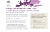 European Parliament 2014-2019 Create a new Europe for the ...awsassets.panda.org/downloads/a4pages_manifesto_1.pdfmore innovative and efficient economy able to guarantee job security
