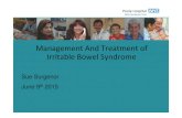 Management And Treatment of Irritable Bowel Syndrome · Classification of Irritable Bowel Syndrome Irritable bowel syndrome can be subtyped according to the predominant stool form: