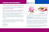 SAVINGS AND INVESTMENTS - Lowland Financial · • Savings (deposits) – e.g. Bank Building Society, National Savings etc • Investments – e.g. ISAs Investment Bonds, Pensions