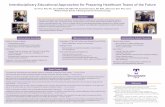 Interdisciplinary Educational Approaches for Preparing Healthcare … · 2017-06-09 · The Joint Commission1 and Institute of Medicine2 identify ineffective healthcare communication