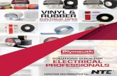 VINYL & RUBBERsunrep.com/PDFs/Plymouth NTE Selector Guide Feb_2019.pdf · Vinyl Electrical Tape REVERE Mining Grade Vinyl Electrical Tape PLYTUFF High and Low Voltage Rubber Insulating