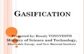 Gasificationd284f45nftegze.cloudfront.net/hideakioh/T510_Gasification.pdf · • Fluidized bed gasifiers have several advantages over other gasification reactors • The disadvantages