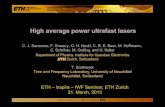 High average power ultrafast lasers · 20 years of SESAM – looking back 20 years of ultrafast solid-state lasers: invited paper • Why was it assumed that diode-pumped solid-state