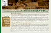RATTAN AND BAMBOO PROJECT · model of sustainable rattan and bamboo supply chain in Lao PDR in partnership with local communities, local authorities, community-based organizations,