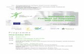 Check our final programme & register! Workplace Health ... · corporate strategy in a french food processing company " Mag. Frederick Robertson (Steiennärkische Sparkasse - AT),