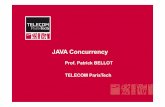 JAVA Concurrency - Télécom ParisTech · 2018-01-11 · Concurrency Concurrency occurs when several tasks are simultaneously executed. These tasks may interact which each other.
