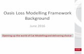 Oasis Loss Modelling Framework Backgroundc6993fd8-90ee-4d34-8307... · 2019-11-13 · Provide an open source, transparent, standardized approach for climate catastrophe risk modeling