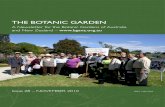 THE BOTANIC GARDEN - BGANZ · And looking rather further ahead, the 2013 BGANZ Congress will be in New Zealand hosted by Dunedin Botanic Garden, which will be celebrating its 150th