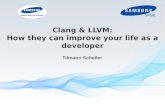 Clang & LLVM: How they can improve your life as a developer · 2017-12-14 · Clang & LLVM: How they can improve your life as a developer Tilmann Scheller. Overview Introduction LLVM