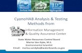 CyanoHAB Analysis & Testing Methods from€¦ · CyanoHAB Analysis & Testing Methods from Information Management & Quality Assurance Center State Water Resources Control Board Marisa