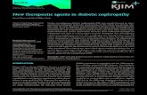 New therapeutic agents in diabetic nephropathy · Studies investigating diabetic nephropathy (DN) have mostly focused on inter-preting the pathologic molecular mechanisms of DN, which