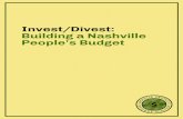 People's Budget Building a Nashville Invest/Divest...The vision of “public safety” undergirding Mayor C ooper’s proposed budget is not the kind of public safety we deserve. And