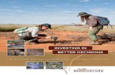 INVESTING IN BETTER DECISIONS · 2018-11-20 · INVESTING IN BETTER DECISIONS THE WESTERN AUSTRALIAN BIODIVERSITY SCIENCE INSTITUTE. 22. THE WESTERN AUSTRALIAN BIODIVERSITY SCIENCE