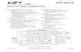 CP2102/9 Data Sheet - farnell.com · 232 designs to USB using a minimum of components and PCB space. The CP2102/9 includes a USB 2.0 full-speed function controller, USB transceiver,