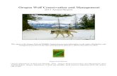 Oregon Wolf Conservation and Management OR30 pair East 2 OR35 pair East 2 Individual Wolves East 2 Individual