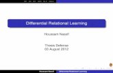 Differential Relational Learning - University of Wisconsin ...pages.cs.wisc.edu/~hous21/presentations/PhDThesis_12.pdf · DPEDMFDPSNLPOther Differential Prediction Outline 1 Differential