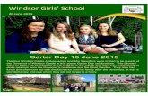 Windsor Girls’ School€¦ · 26-06-2015  · Windsor Girls’ School 26 June 2015 The four Windsor Castle Ambassadors and Mrs Saunders were invited to be guests of the Governor
