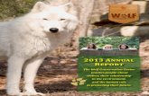 2013 Annual Report - Wolf Conservation Center red wolf, which are among the rarest mammals in North