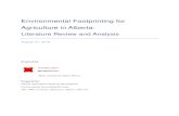Environmental Footprinting for Agriculture Literature revieFILE/lit_review.pdf · Environmental Footprinting for Agriculture Literature Review 9 Executive Summary ... 2, CH 4 and