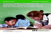 Assisting Students Struggling with Mathematics: …ies.ed.gov/ncee/wwc/Docs/PracticeGuide/rti_math_pg...Assisting students struggling with mathematics: Response to Interven - tion