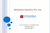 QTRIANGLE INFOTECH PVT TD · SERVICES We are a specialized open source software and internet solutions agency, specializing in eCommerce solutions and open source product engineering.