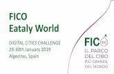 FICO Eataly World...We are a real place We represent Italy We speak to the World • The World’slargest food park: 1.000 square meters devoted to italian food culture • fields