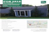 FOR SALE · FOR SALE ±912 SF Commercial Building 332 White Bridge Pike l Nashville, Davidson County, TN 37 209 No warranty or representation, expressed or implied, is made as to