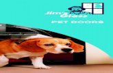 PET DOORS - Jim's Glass Glaziers Glass Repairs and All Jimâ€™s Glass pet doors are installed into A-Grade