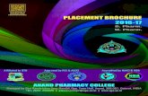 Scan QR Code to PLACEMENT BROCHURE 2016-17 · Anand Pharmacy College, Anand, Gujarat, India | +91-2692-250020 | Placement Brochure AY 2016-17 1 Vision without action is a dream, action