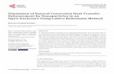 Simulation of Natural Convection Heat Transfer Enhancement ... · Advances in Nanoparticles, 2016, 5, 187-198 ... as a numerical technique to simulate the heat transfer and fluid