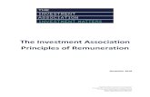 The Investment Association Principles of Remuneration€¦ · Principles of Remuneration November 2018 . 2 THE INVESTMENT ASSOCIATION The Investment Association champions UK investment