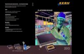 2013 - KERN & SOHN · touchscreen technology for complex recipe or checkweighing applications with relay control - for each application we have the right platform scale. The benefits