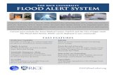 The Rice University Flood Alert Systemdoctorflood.rice.edu/...Brochure_Aug2016_SinglePgs.pdf · The Rice University Flood Alert System Designed by Houston flood expert, Dr. Philip