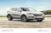 Santa Fe - Hyundai · Car shown Santa Fe Premium SE in Platinum Silver metallic paint. * Premium SE models Forward-thinking technology that backs itself up. The smart innovations