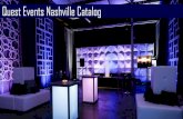 Quest Events Nashville Catalog€¦ · • Lamps and Mirrors pg. 55 • Planter Boxes pg. 56 • Urns and Pedestals pg. 57 • Rugs pg. 58-60 •Stage Sets and Scenery • Structures