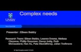 Complex needs - mhdcd.unsw.edu.au · Complex needs Presenter : Eileen Baldry Research Team: Eileen Baldry, Leanne Dowse, Melissa Clarence, Phillip Snoyman, Devon Indig, Ruth McCausland,